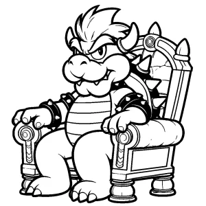 coloriage Bowser et dessins