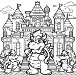 coloriage Bowser à imprimer gratuitement