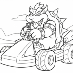 coloriage Bowser updated pour enfant de 10 ans