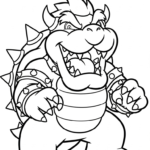 coloriage Bowser updated à imprimer