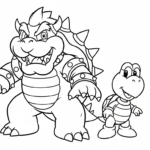 coloriage Bowser updated en ligne
