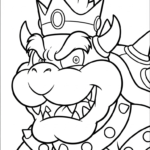 coloriage Bowser updated à imprimer