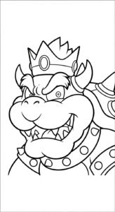 coloriage Bowser updated à imprimer