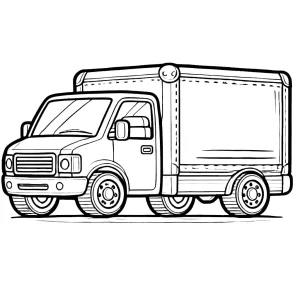 coloriage Camion a imprimer
