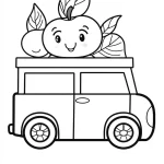 coloriage Camion à imprimer pdf gratuit