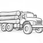 coloriage Camion pour enfants à télécharger