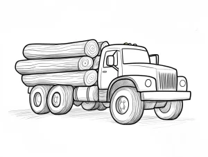 coloriage Camion pour enfants à télécharger