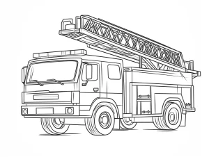 coloriage Camion à imprimer pdf gratuit