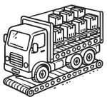 coloriage Camion a imprimer