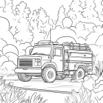 coloriage Camion a colorier en ligne