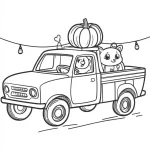 coloriage Camion pour enfants à imprimer