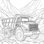 coloriage Camion a dessiner en ligne
