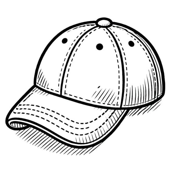 Tranh tô màu Casquette