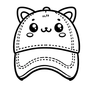 coloriage Casquette pour enfant de 8 ans