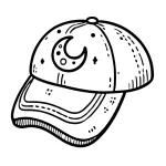 coloriage Casquette gratuit en ligne