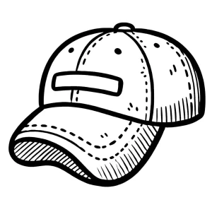 coloriage Casquette gratuit en ligne