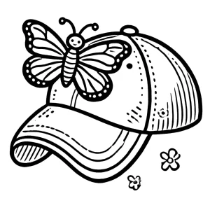 coloriage Casquette pour enfant gratuit