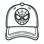 coloriage Casquette à imprimer pour enfants