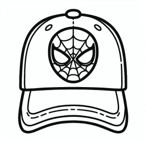 coloriage Casquette à imprimer pour enfants