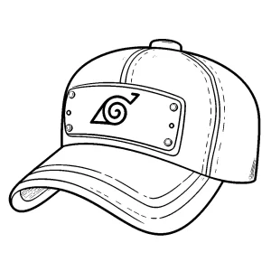 coloriage Casquette et decoupage a imprimer gratuit
