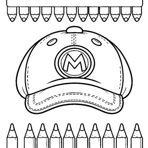 coloriage Casquette gratuit