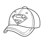 imprimer coloriage Casquette gratuit