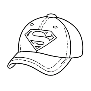 imprimer coloriage Casquette gratuit