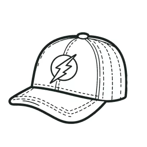 coloriage Casquette de pour enfants