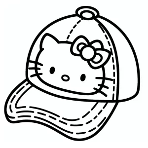coloriage Casquette a colorier en ligne