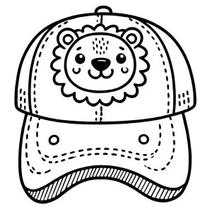 coloriage Casquette pour enfant de 8 ans