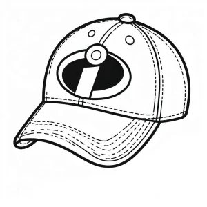 coloriage Casquette pour enfant de 6 ans