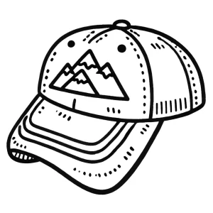 coloriage Casquette a colorier en ligne