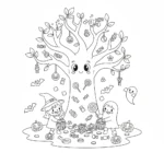 coloriage Chasse aux Bonbons et dessin a imprimer