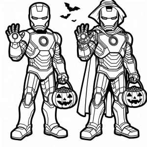 coloriage Chasse aux Bonbons a imprimer