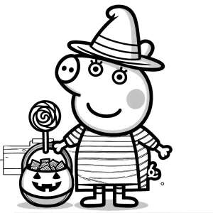 coloriage Chasse aux Bonbons en ligne