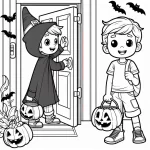 coloriage Chasse aux Bonbons en ligne