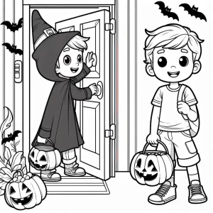 coloriage Chasse aux Bonbons en ligne