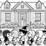 coloriage Chasse aux Bonbons pour enfant de 8 ans