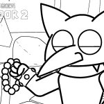coloriage DOORS Floor 2 a dessiner en ligne