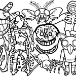 coloriage DOORS Floor 2 pour enfants