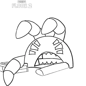 coloriage DOORS Floor 2 en ligne pour enfant