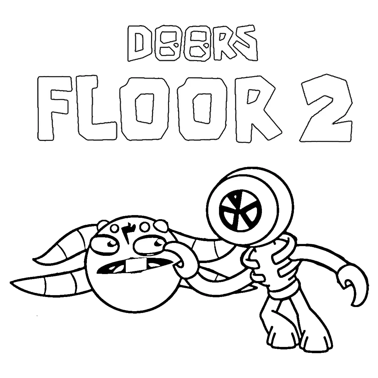 Tranh tô màu DOORS Floor 2