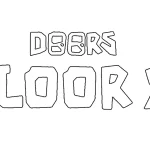 coloriage DOORS Floor 2 a telecharger