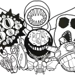 coloriage DOORS Floor 2 educatif pour enfant