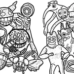 coloriage DOORS Floor 2 pour enfant