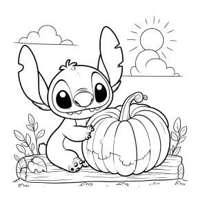 imprimer coloriage Disney Halloween gratuit