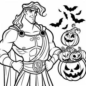 coloriage Disney Halloween et apprentissage