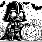 coloriage Disney Halloween a imprimer