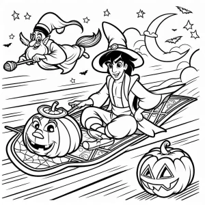 coloriage Disney Halloween en ligne
