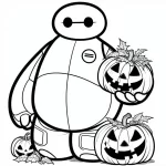 coloriage Disney Halloween educatif pour enfant